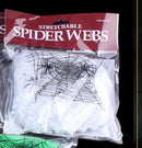GAOMON Halloween Decorations Stretchable Cobweb with 24 Fake Spiders
