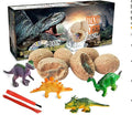 ACEKID Dig Dino Eggs Kit Break Open 12 Unique Dinosaur Eggs and Discover 12 Cute Dinosaur