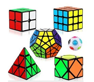THINKMAX 6pcs Speed Cube Set Magic Cube Puzzle Toys