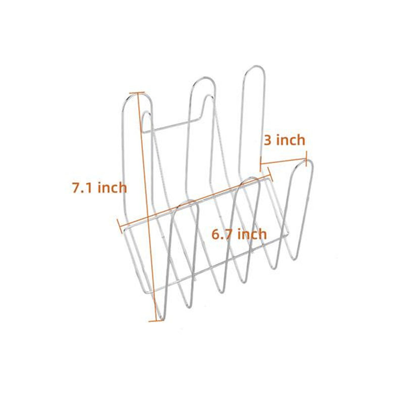 RONSHIN 2-Tier Dish Drying  Rack Rust-proof Dish Rack Utensil Holder Silver