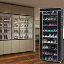 GAOMON Non-woven 9 Tier Shoe Rack Shoe Shelf Storage Closet Organizer Cabinet