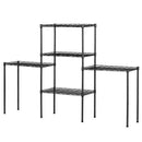 GAOMON Metal Storage Shelf Standing Rack for Microwave Oven Rack Silver