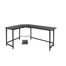 GAOMON L-Shaped Office Desk Home Corner Gaming Desk Computer Table Black
