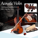 GAOMON Acoustic Violin Fiddle Basswood 4/4 Violin + Case + Bow + Rosin