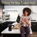 GAOMON 6Oz Espresso Pot 3 Cup Moka Pot Italian Cuban Greca Coffee Pot Black