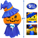 GAOMON 5ft Halloween Decorations Outdoor Inflatable Mr.Pumpkin
