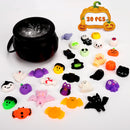 GAOMON 30pcs Squeeze Toys with 5.5" Halloween Cauldron