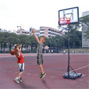 GAOMON Basketball Hoop Portable Removable Transparent Backboard Basketball Stand Black