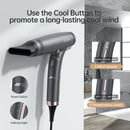 GAOMON Professional Hair Dryer Lightweight Foldable Dual Ionic Blow Dryer High Speed for Fast Drying