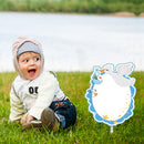 GAOMON 14PCS Its a Boy Baby Shower Yard Sign with Stakes Waterproof Gender Reveal Yard Sign