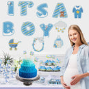 GAOMON 14PCS Its a Boy Baby Shower Yard Sign with Stakes Waterproof Gender Reveal Yard Sign
