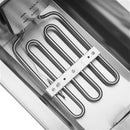 ZOKOP Double Tank Deep Fryer EH102V 16.9QT / 16L Stainless Steel Faucet