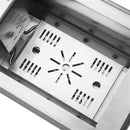 ZOKOP Double Tank Deep Fryer EH102V 16.9QT / 16L Stainless Steel Faucet