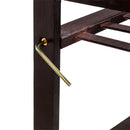 GAOMON Bamboo Shoe Rack with Handles 12-batten 4 Tiers Multipurpose Coffee