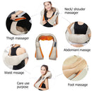 GAOMON U-shaped Shoulder Neck Massager 3-speed Rolling Kneading Massager Grey