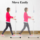 GAOMON 120x60cm Vertical Movable Double-sided Whiteboard with Stand Office Classroom White