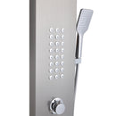 GAOMON 1.5m Shower Screen Five Water Outlet Modes Stainless Steel Silver