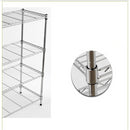 GAOMON 3-shelf Adjustable Heavy Duty Storage Shelving Organizer Wire Rack Silver