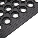 GAOMON Rubber Hexagonal Mat Waterproof Anti-Slip Floor Mat for Bars Kitchen Restaurants 60x90cm