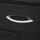 GAOMON Mdf Bathroom Cabinet with Double Doors Five Drawers Lightweight Waterproof Storage Cabinet