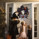 GAOMON Halloween Wreath for Front Door Skeleton Decorations