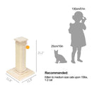 GAOMON 21" Cat Pet Climbing Frame with Ball Climbing Mount Beige