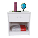 GAOMON 2pcs Night Stands with Storage Drawer Shelf Bedside End Table 40x40x45cm