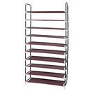 GAOMON 100cm 10 Tiers Shoe Rack Super Wide Extra Large Simple Assembly Shoe Shelf