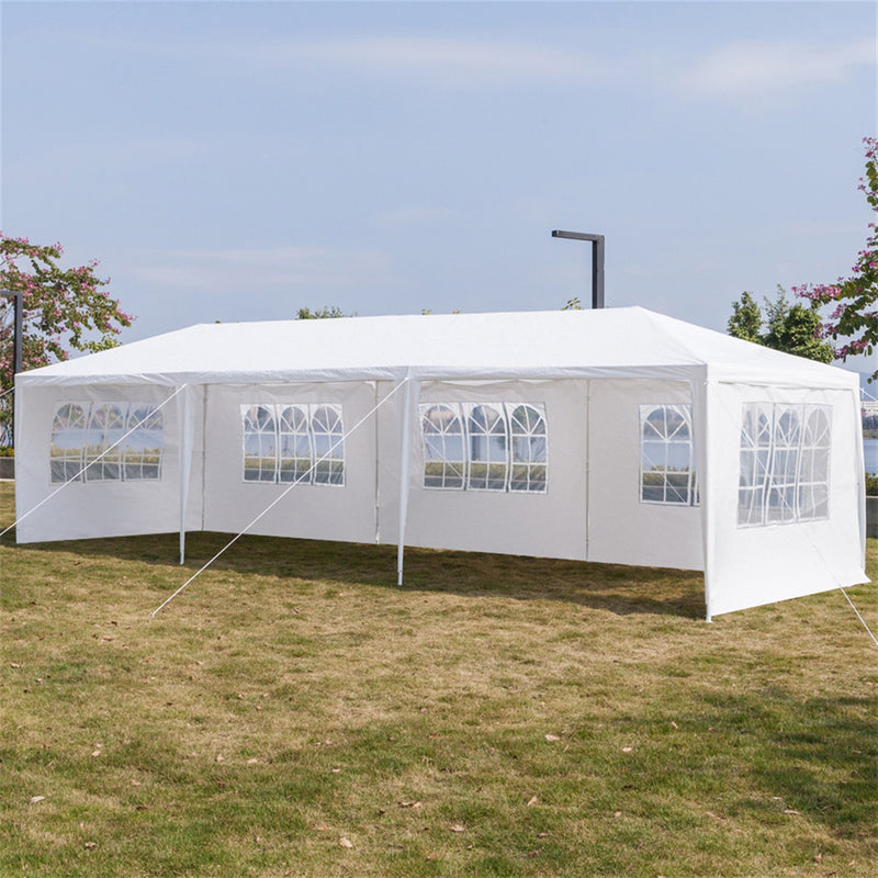 THBOXES Waterproof Tent with Spiral Tubes Five Sides Assembled Tent 3x9m