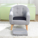 GAOMON Children Sofa with Detachable Cushion Household Living Room Grey