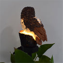 GAOMON LED Garden Lights Solar Night Lights Owl Shape Lawn Lamp Brown