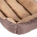 GAOMON 28" Pet Mat Kennel For Pet Cat Dog Non-slip Bottom Brown