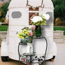 GAOMON 3-tierd Flower Pot Stand Lacquer Painted Metal Black