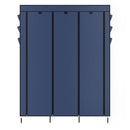 GAOMON 69" Clothing Organizer Wardrobe Storage Closet Clothes Portable Wardrobe Navy Blue