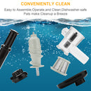 ZOKOP Electric Juicer 2-speed Mechanical Horizontal Juicer Machine Black