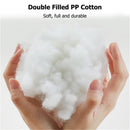 GAOMON Round Plush Pet Bed Fluffy Soft Warm Calming Bed Dog Cat Sleeping Nest Khaki