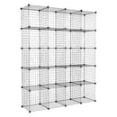GAOMON Diy 20-cube Storage Rack Multifunctional Unit Modular Organizer