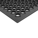 GAOMON Rubber Hexagonal Mat Waterproof Anti-Slip Floor Mat for Bars Kitchen Restaurants 60x90cm