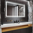 GAOMON LED Bathroom Mirror 24 x32  Large Dimmable Wall Mirrors Front Backlight Anti Fog Shatter-Proof