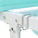 GAOMON Kids Desk Chair Set 80cm Hand-operated Lifting Table Top Blue Green