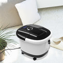 GAOMON Foot Bath with Touch Screen Digital Display Automatic Roller Black