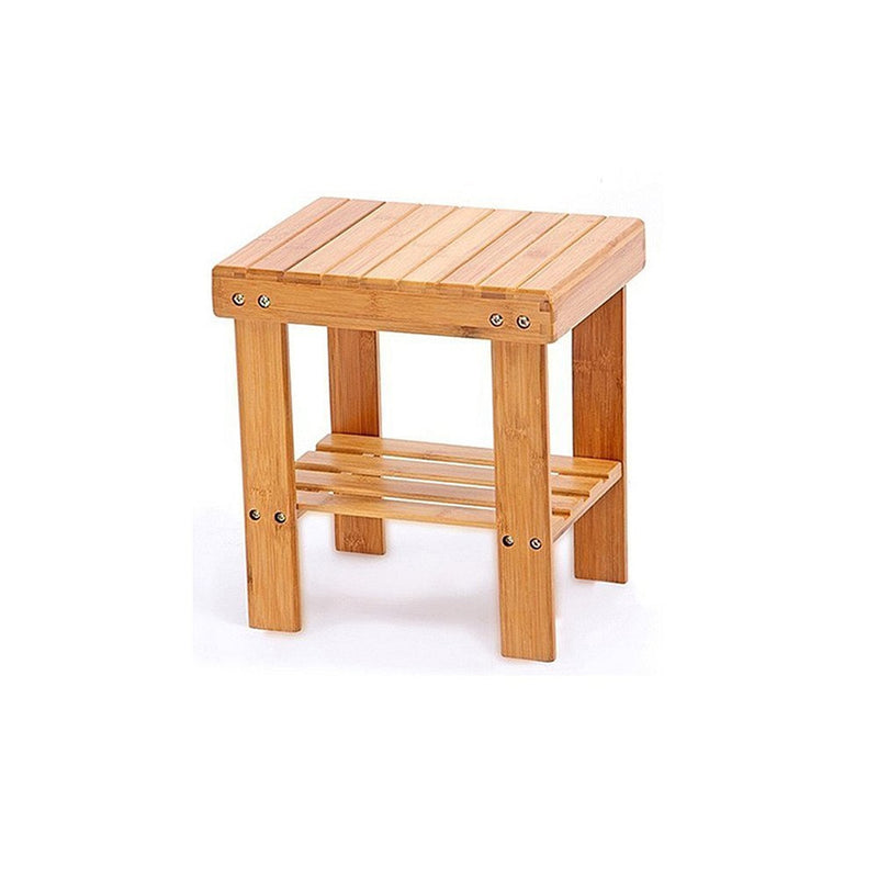 ALICIAN Children Stool Step Stool for Kids Household Seat Wood Color