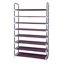 GAOMON 8 Layers Shoe Rack 100cm Brown