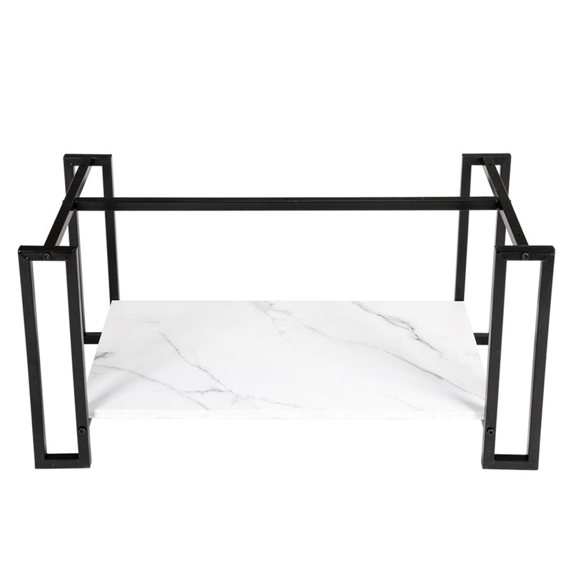 AMYOVE 2 Layers 1.5cm Thick Rectangle Coffee Table
