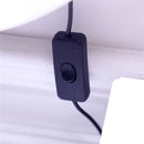 GAOMON 5-drawer Dressing Table with Single Mirror White