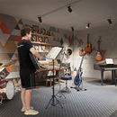 GAOMON Portable Music Stand Adjustable Lifting Height Folding Metal Music Holder