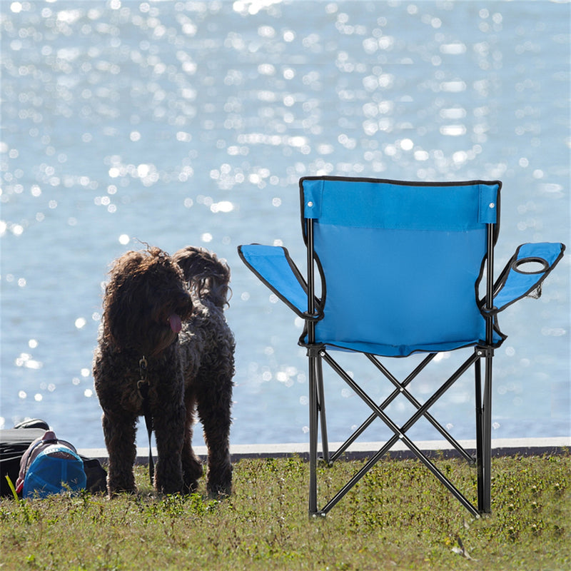 ALICIAN Camping Chair Small Simple Foldable Chair 80x50x50 Blue