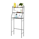 GAOMON 3-tier Bathroom Storage Rack for Towels Toiletries Toilet Organizer Black