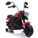 GAOMON Children Electric Motorcycle Single Drive Motorcycle Toy with Auxiliary Wheel LED Headlights