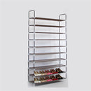 GAOMON 10 Layers Shoe Rack 100cm Household Portable GREY